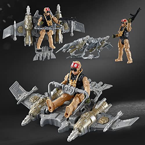 Military Action Figures Set for Boys