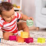 B. Toys Baby Blocks – 10 Developmental Stacking Toys