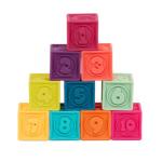 B. Toys Baby Blocks – 10 Developmental Stacking Toys