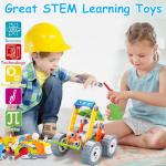 167PCS Building Blocks STEM Toys for 5 6 7 8+ Year Old Boys Birthday Gifts Educational Autistic Toy Building Set Stem Projects for Kids Ages 5-7 4-8 6-8 8-12 Creative Learning Games Steam Activities