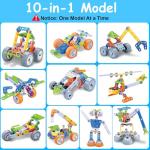 167PCS Building Blocks STEM Toys for 5 6 7 8+ Year Old Boys Birthday Gifts Educational Autistic Toy Building Set Stem Projects for Kids Ages 5-7 4-8 6-8 8-12 Creative Learning Games Steam Activities