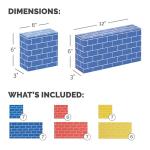 Kids' Cardboard Building Blocks, 40 Pack