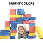 Kids' Cardboard Building Blocks, 40 Pack