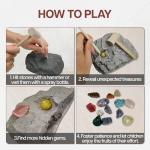 Gemstone Digging Kit for Kids - 15 Precious Stones