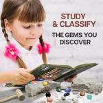 Gemstone Digging Kit for Kids - 15 Precious Stones