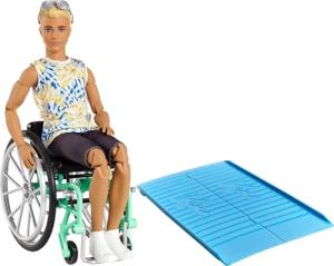 Barbie Ken Fashion Doll with Wheelchair & Ramp