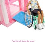 Barbie Ken Fashion Doll with Wheelchair & Ramp