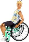 Barbie Ken Fashion Doll with Wheelchair & Ramp