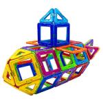 Magnetic Building Blocks Set - 112 Pieces