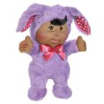 Cabbage Patch Kids Deluxe Toddler Giggle with Me, Purple Bunny Fashion- 11” CPK Doll- Touch Sensor for Giggles- Grow Your Cabbage Patch
