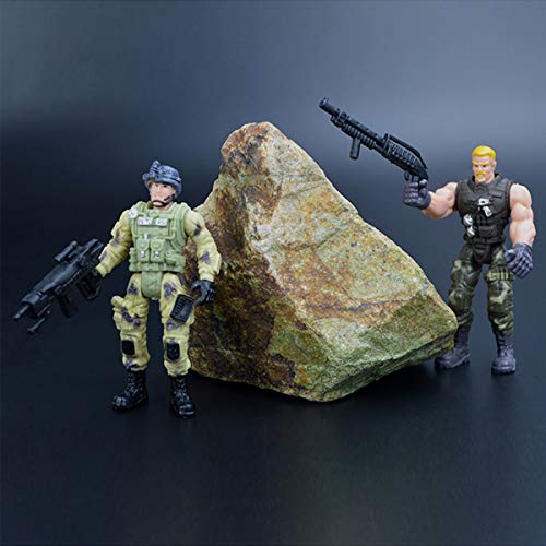 DC-BEAUTIFUL 12 Pack Military Soldier Special Forces SWAT Counter-Strikes Joint Movable Elite Model with Weapon