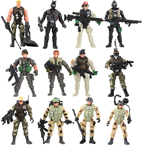 US Military Toy Soldiers Playset with Accessories