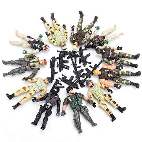 US Military Toy Soldiers Playset with Accessories