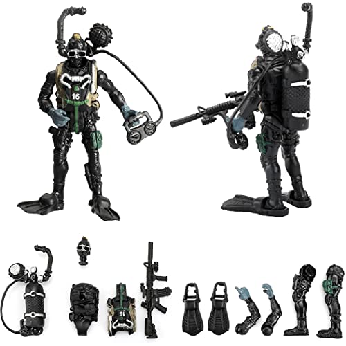 US Military Toy Soldiers Playset with Accessories