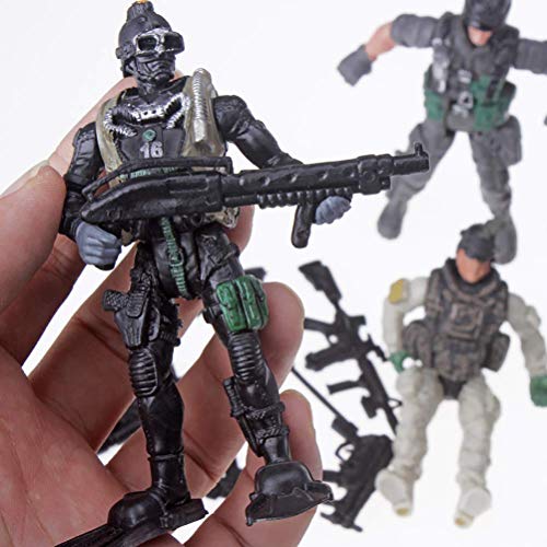 US Military Toy Soldiers Playset with Accessories