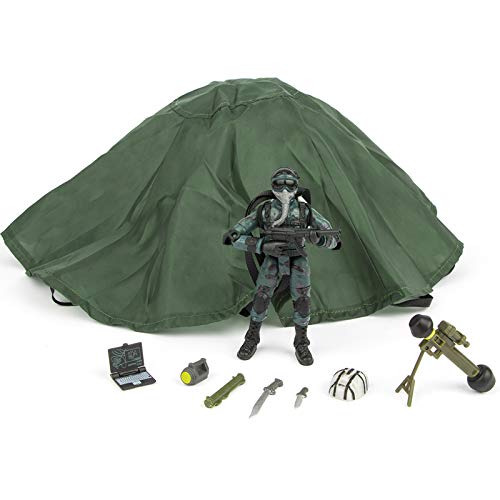 Military Airborne Trooper Set with Accessories for Boys