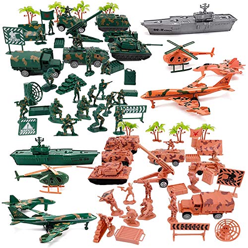 73 Piece Military Action Figure Playset