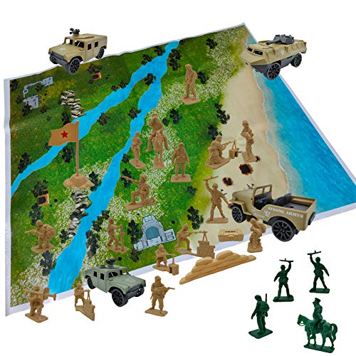 Military Army Action Figures Toy Set for Kids