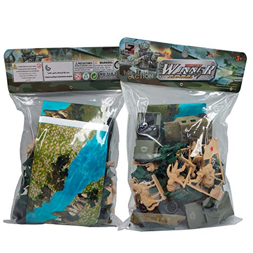 Military Army Action Figures Toy Set for Kids