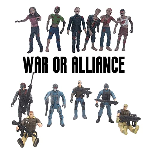 Zombie Army Men Action Figures for Kids & Adults