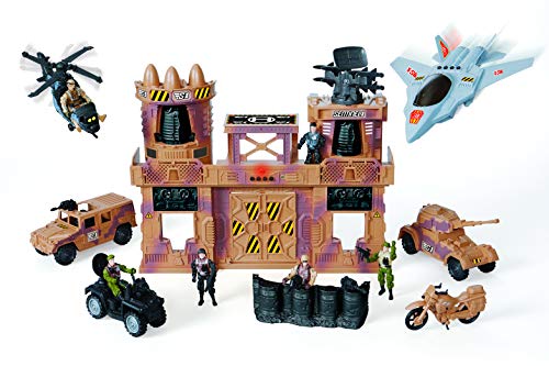 True Heroes Deluxe Military Base Playset, AD20159