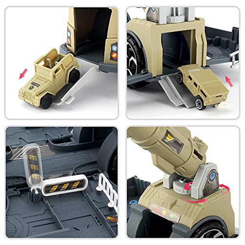 Army Men Transport Truck Playset for Kids