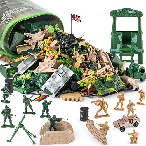 160-pc Army Base Set with Accessories for Boys