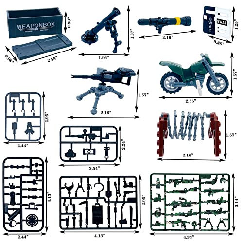 Battleground Block Toys with Military Accessories