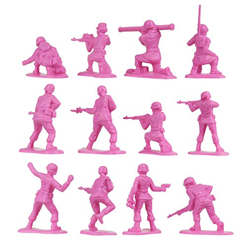 BMC Pink Female Soldier Figures - 36pc