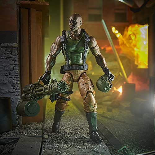 G.I. Joe Heavy Artilery Roadblock Action Figure