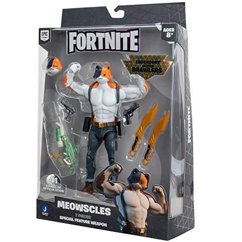Fortnite Meowscles Brawlers Action Figure Set