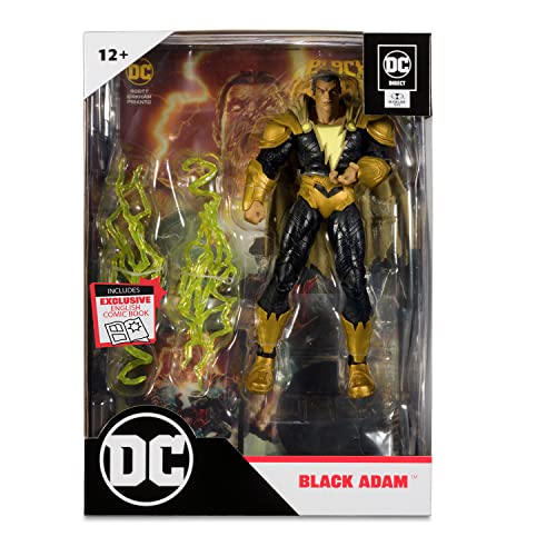 MC Toys DC Figure with Comic - Black Adam