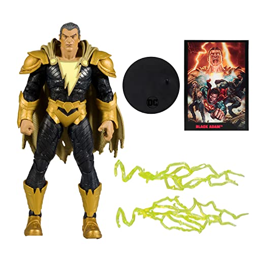 MC Toys DC Figure with Comic - Black Adam