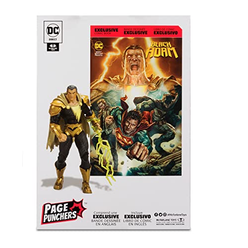 MC Toys DC Figure with Comic - Black Adam
