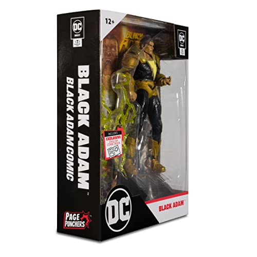 MC Toys DC Figure with Comic - Black Adam