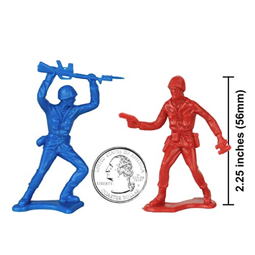72 Red White & Blue Army Men