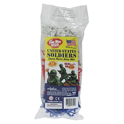 72 Red White & Blue Army Men