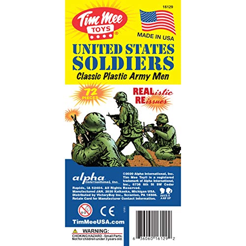 72 Red White & Blue Army Men