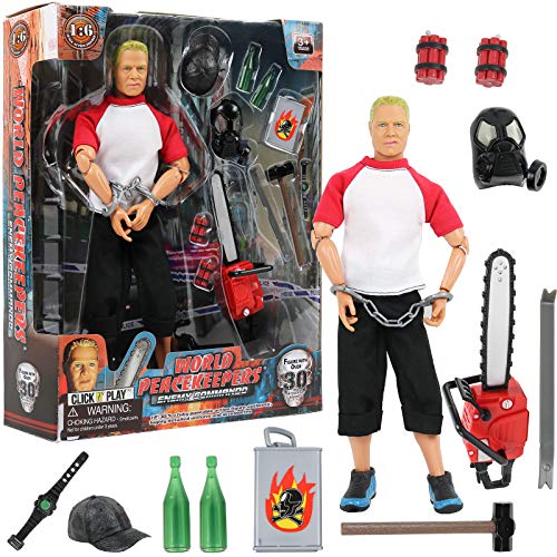 Enemy Commando Action Figure Set - 12 Pieces