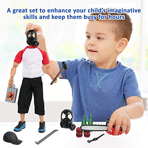 Enemy Commando Action Figure Set - 12 Pieces