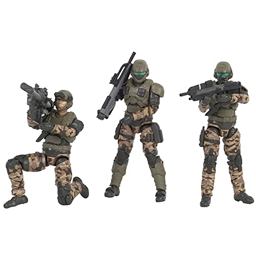 HALO 4” 3 Fig Assortment - UNSC Marines Build Up
