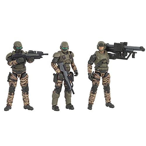 HALO 4” 3 Fig Assortment - UNSC Marines Build Up