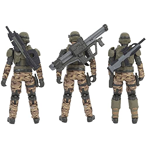 HALO 4” 3 Fig Assortment - UNSC Marines Build Up