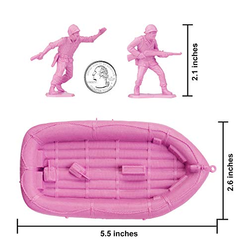 Pink BMC Plastic Army Men US Soldiers
