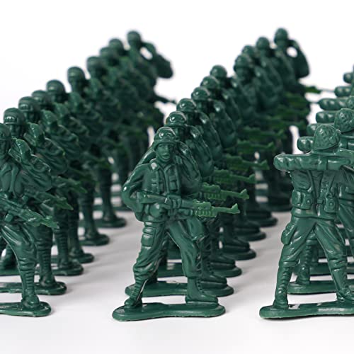 Wankko 100 Green Army Men Action Figures