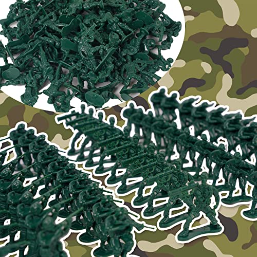 Wankko 100 Green Army Men Action Figures