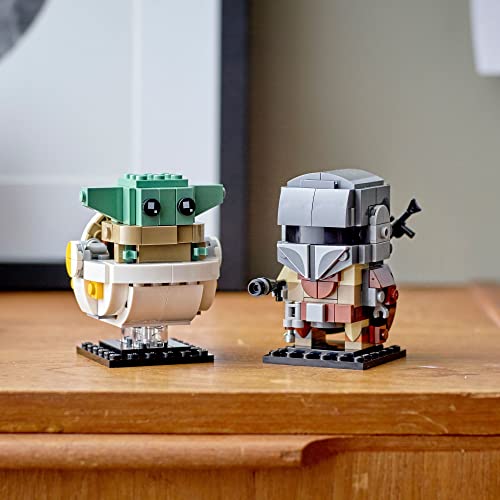Mandalorian & Baby Yoda LEGO BrickHeadz Set