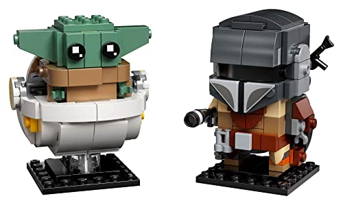 Mandalorian & Baby Yoda LEGO BrickHeadz Set