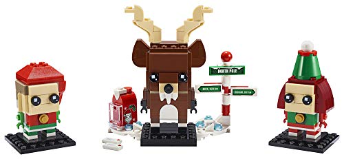 LEGO Brickheadz Reindeer, Elfie & Elf Building Set