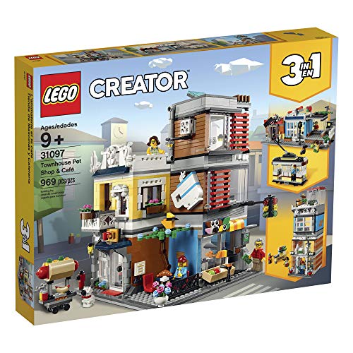 LEGO Townhouse Pet Shop & Café Building Set